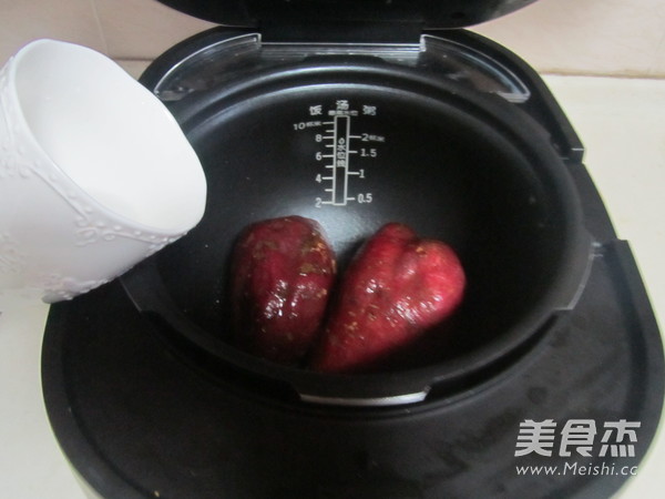 红薯豆沙汤圆