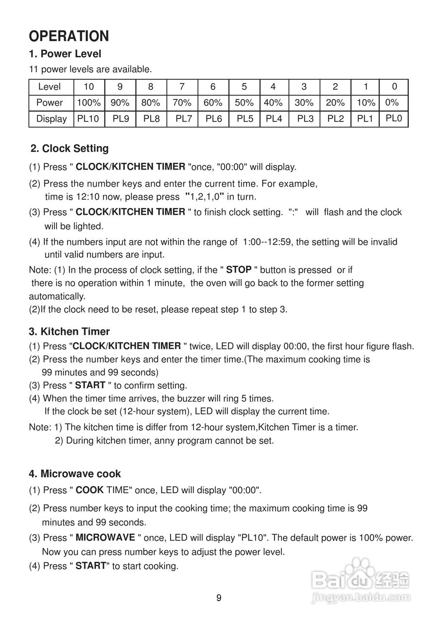惠而浦MWL1063无烟少油BBQ微波炉说明书:[1]
