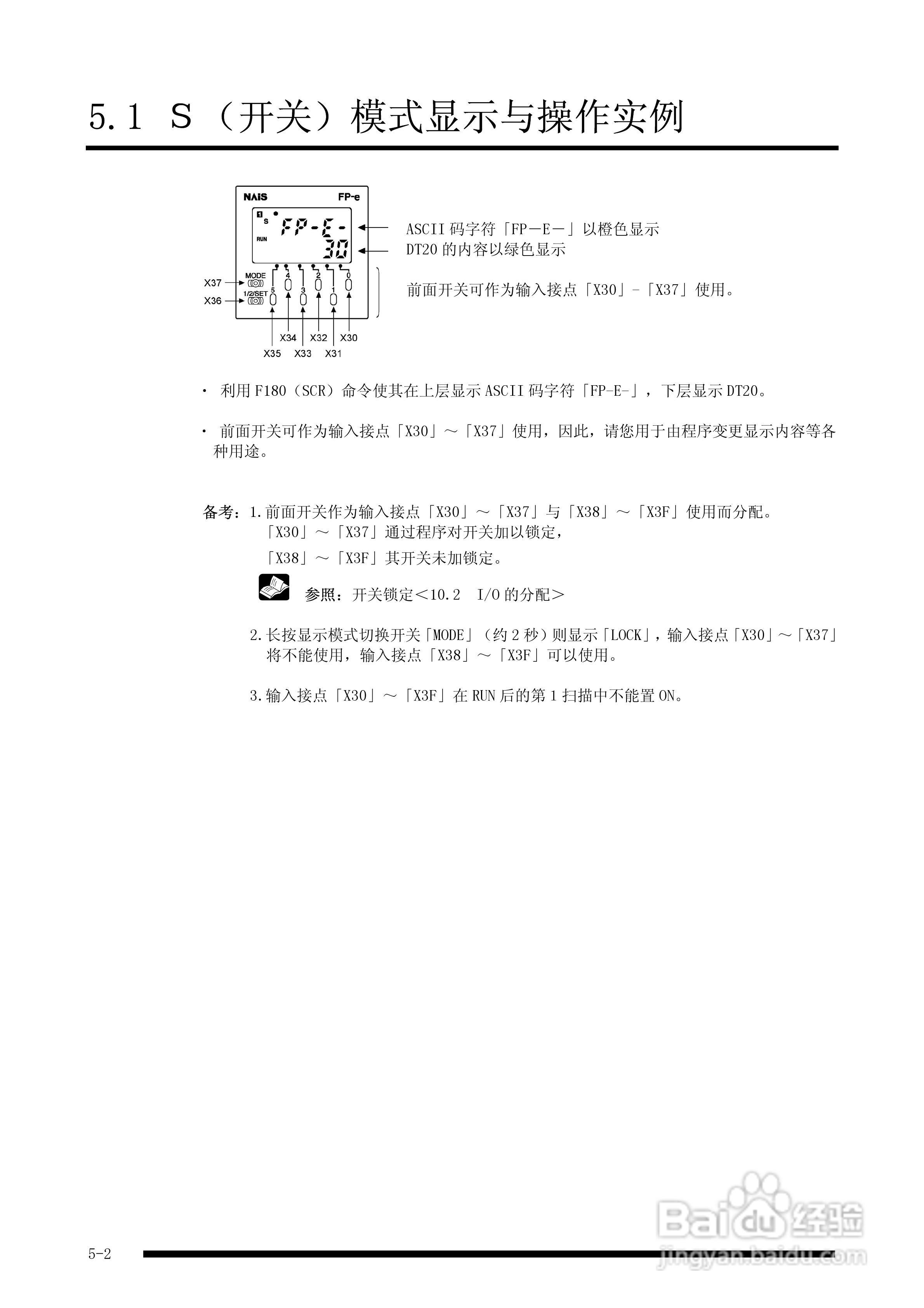 panasonic 面板安装型控制器FP-e控制装置用户手册:[6]