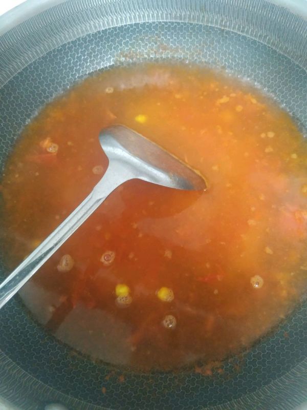 番茄玉米鲜虾面