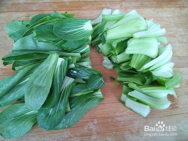 凤尾蘑炒油菜的做法