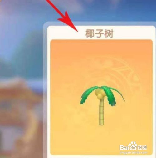 摩尔庄园怎么获得椰子树