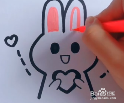 可爱小兔子的简笔画