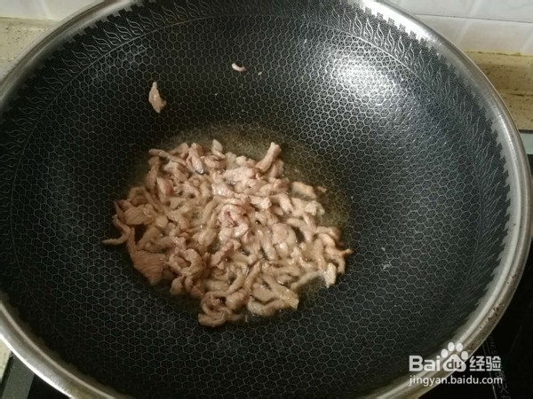 教你做蒜苔胡萝卜炒肉丝