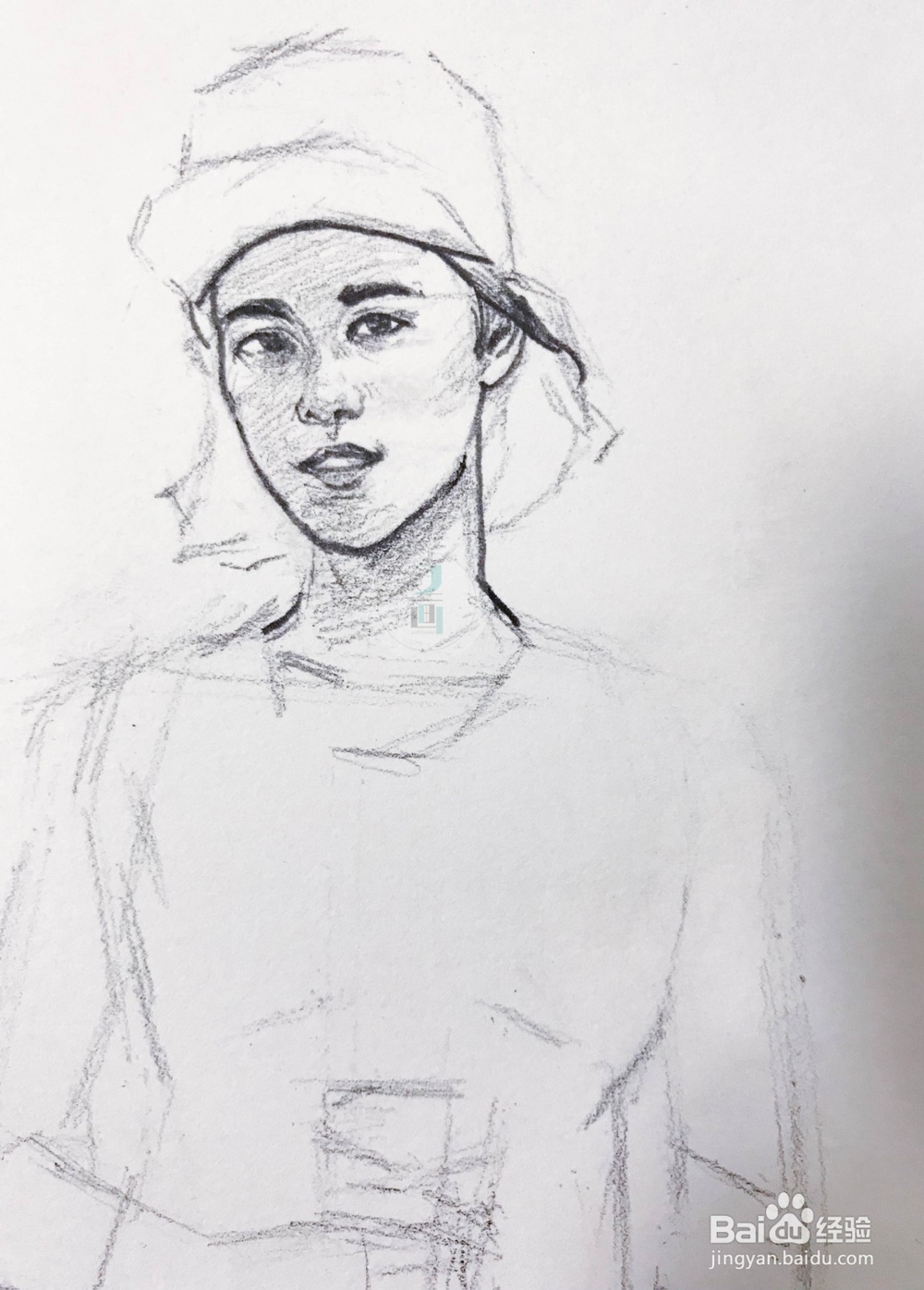 速写教程 | 正面站姿小姐姐