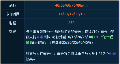 lol中单魔蛇之拥技能介绍及使用心得