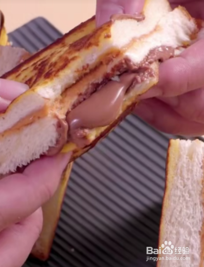 如何制作巧克力花生土司