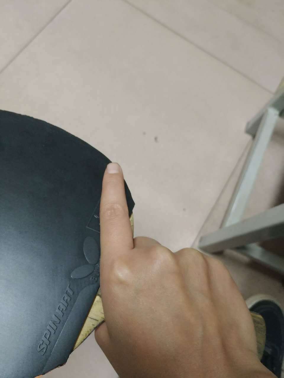 乒乓球拍怎么握？图解。