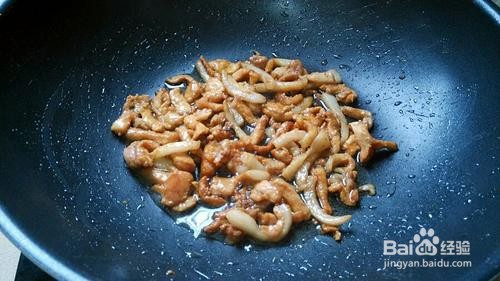 肉丝炒洋葱怎么做