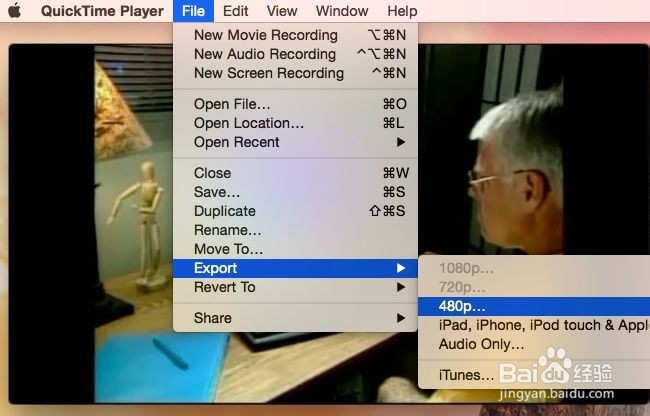 使用Mac的QuickTime应用编辑视频和音频文件