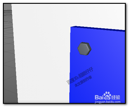 在C4D里怎么用圆柱做成钉子把两个模型钉起来？