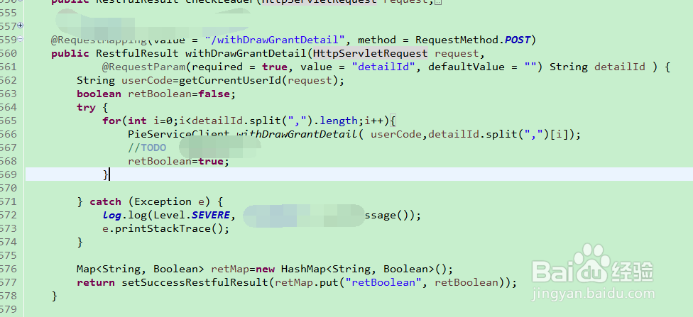 java设置web首页访问action获取数据库的值