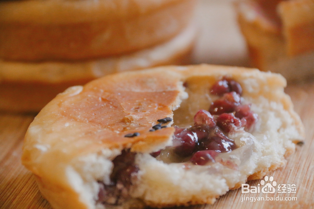 营养美味的麻薯红豆饼