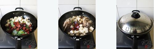 北方冬季最具代表性的大锅炖菜—豆腐猪血熬白菜