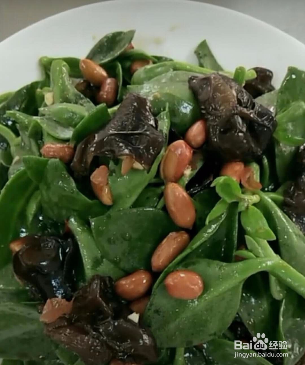 花生米不耳穿心莲做法