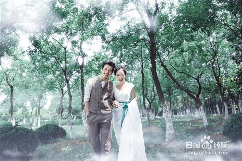 小清新婚纱照的拍摄技巧