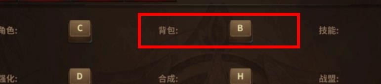 暗黑大天使怎样查看背包快捷键