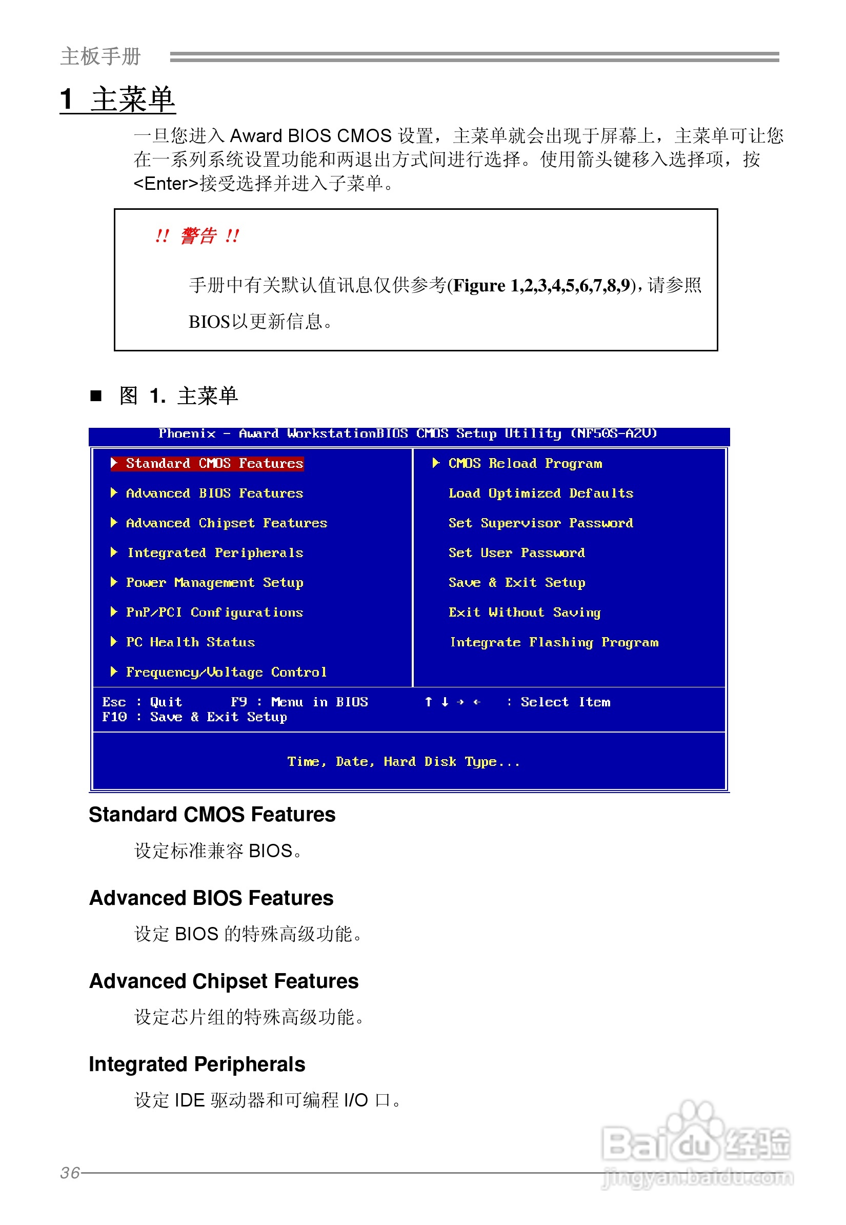 映泰V5 5.X主板说明书:[4]