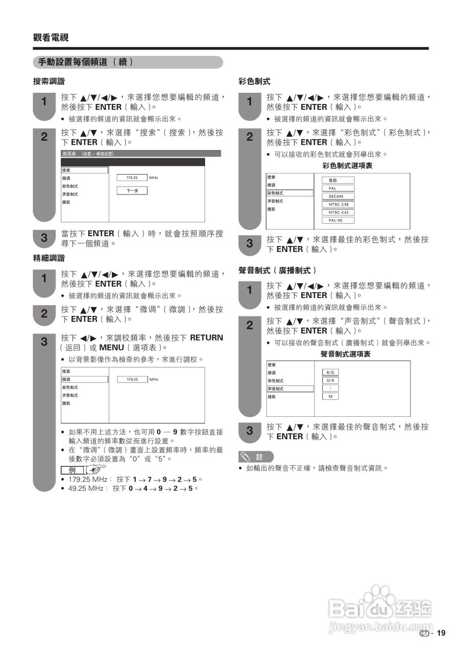声宝LC-19A33H-BK型液晶电视机说明书:[3]