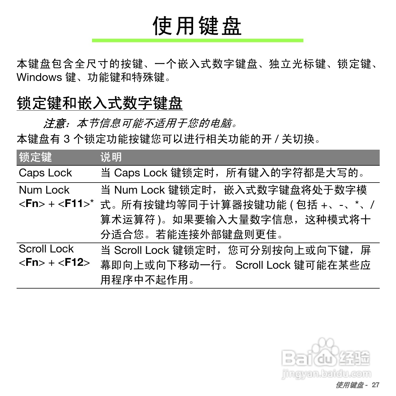 ACER Aspire S5笔记本电脑说明书:[3]
