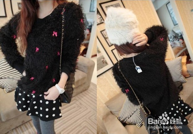 今年最流行的学院风小清新羊毛衫搭配