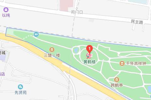 黄鹤楼的所在地在那里