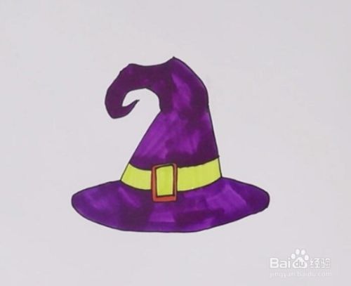 巫师帽子怎么画