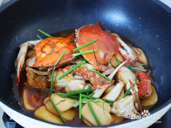 梭子蟹炒年糕的制作方法