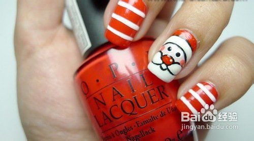 圣诞节临近分享美眉必备超萌美甲造型