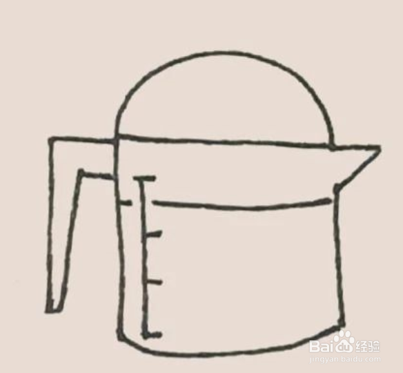 高大上油壶简笔画