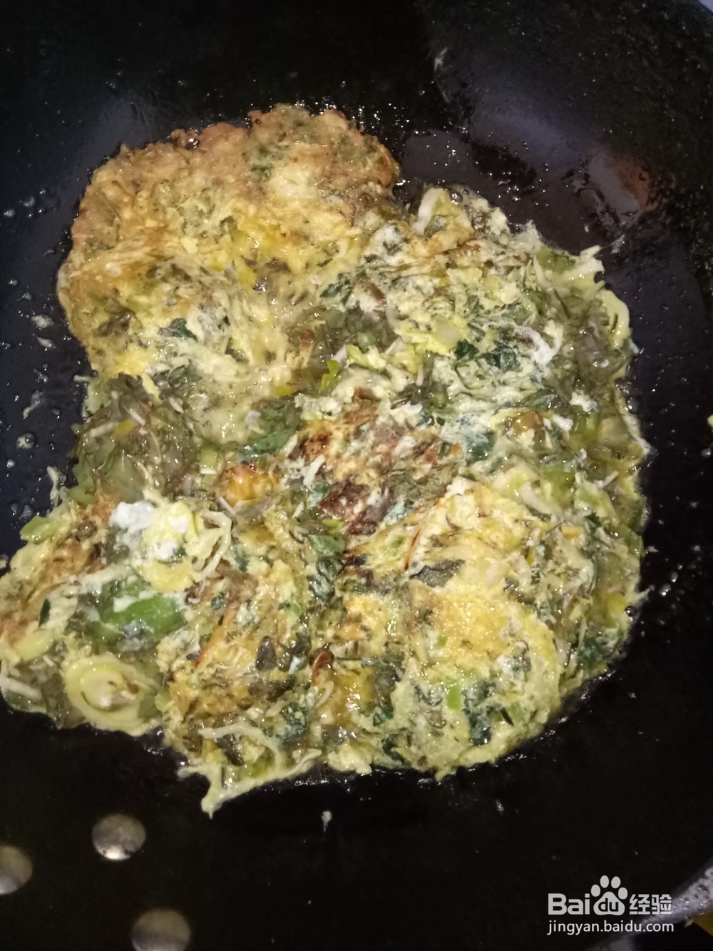 荠菜炒鸡蛋，好吃简单的做法