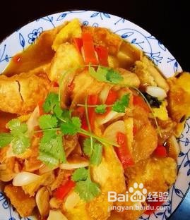 鸡蛋包豆腐的做法