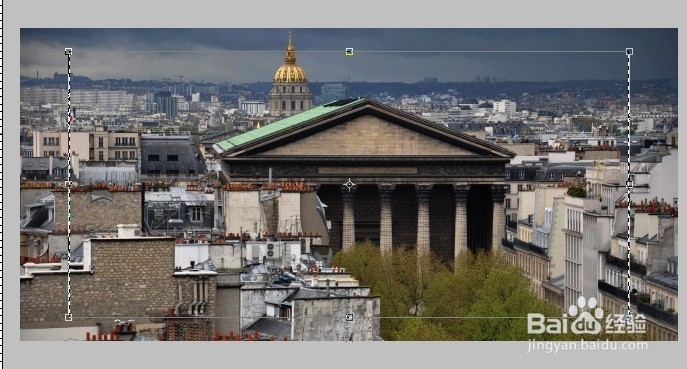 ps怎么给图片加透明边框