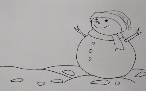 冬天里有什么东西可以用画画表达