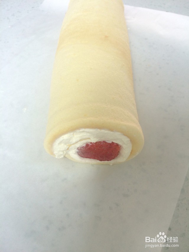 草莓蛋糕卷的做法