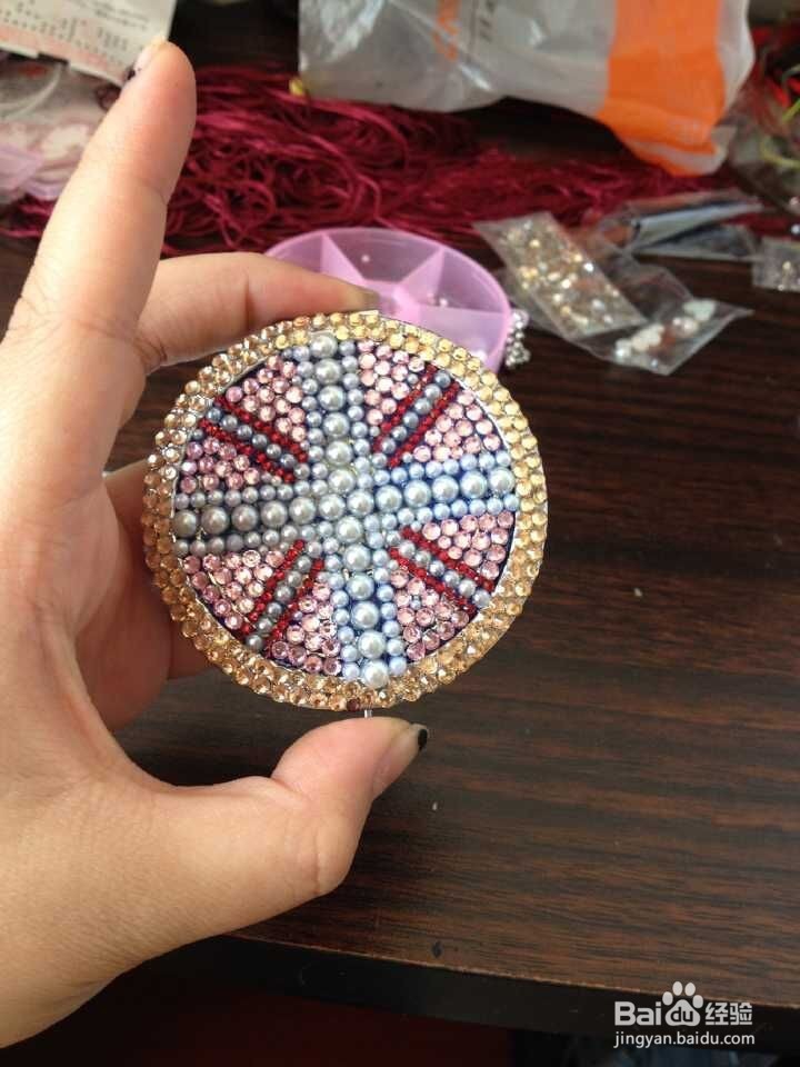 DIY贴钻镜子既简单又好看哟