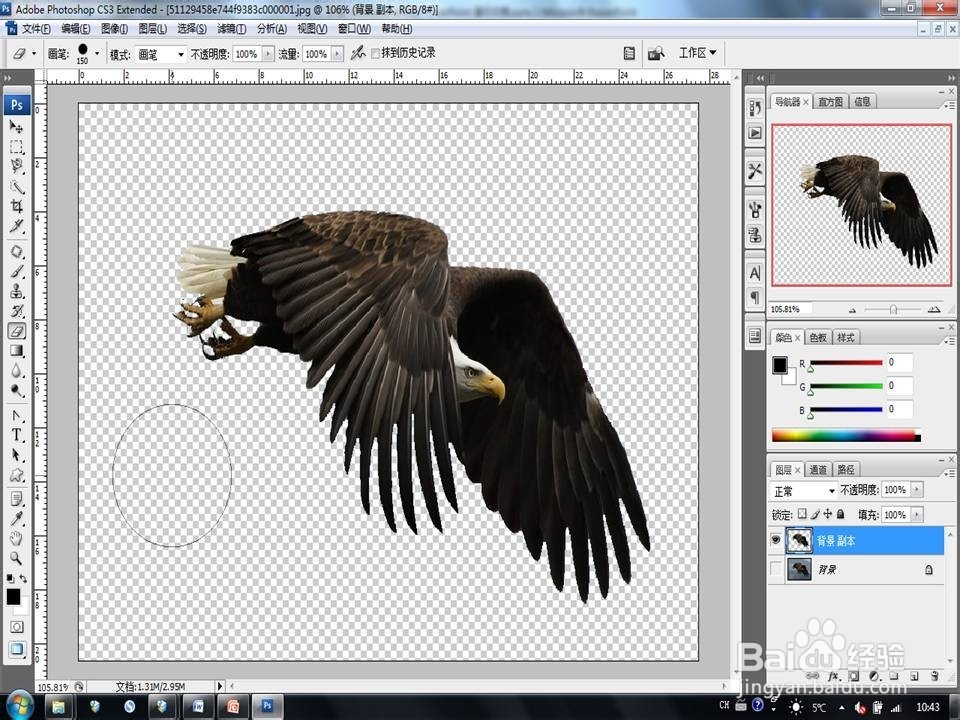 Photoshop CS3抠图技巧：[1]“魔法橡皮擦”