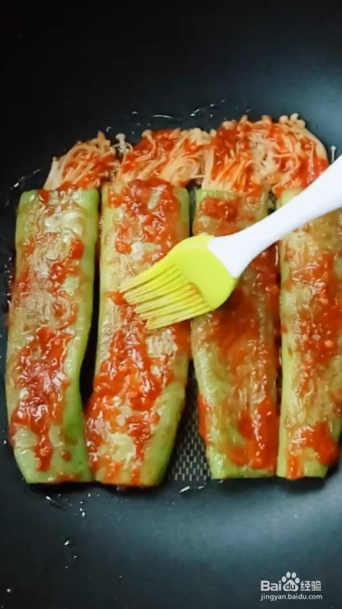 如何制作尖椒金针菇#校园分享#