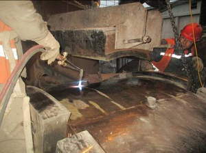 立磨磨辊辊芯磨损修复手册