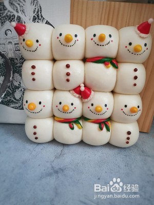 怎么做雪人馒头