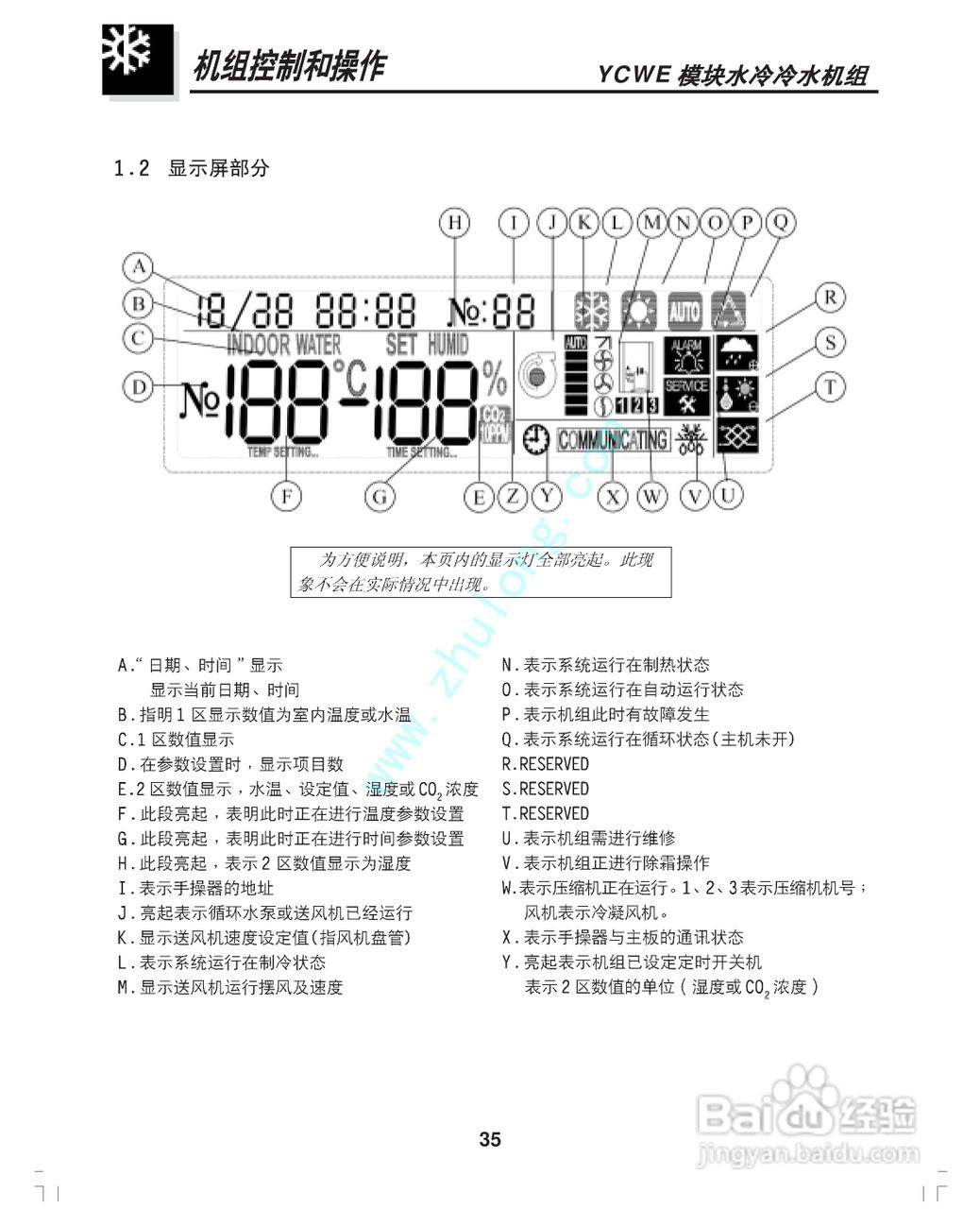 约克YCWE30SC模块水冷冷水机组安装维护手册:[4]