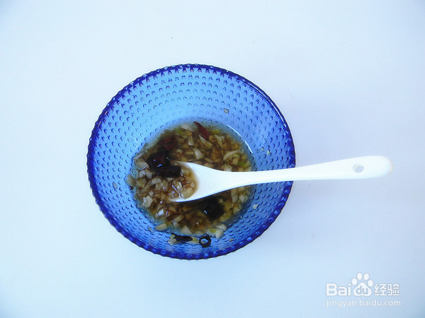 浇汁松花蛋的制作方法