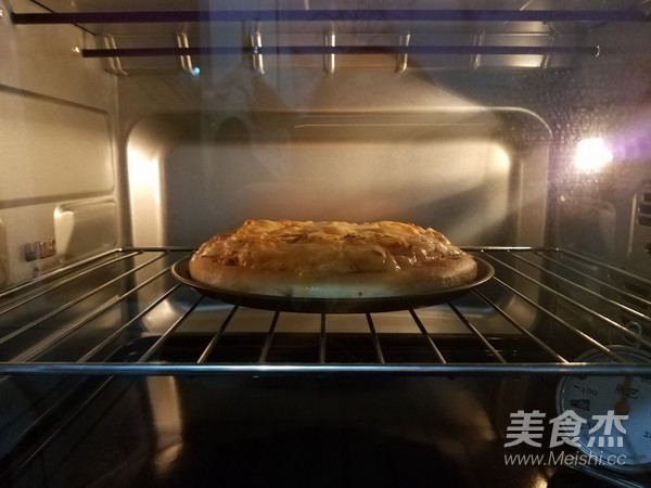 培根虾仁披萨