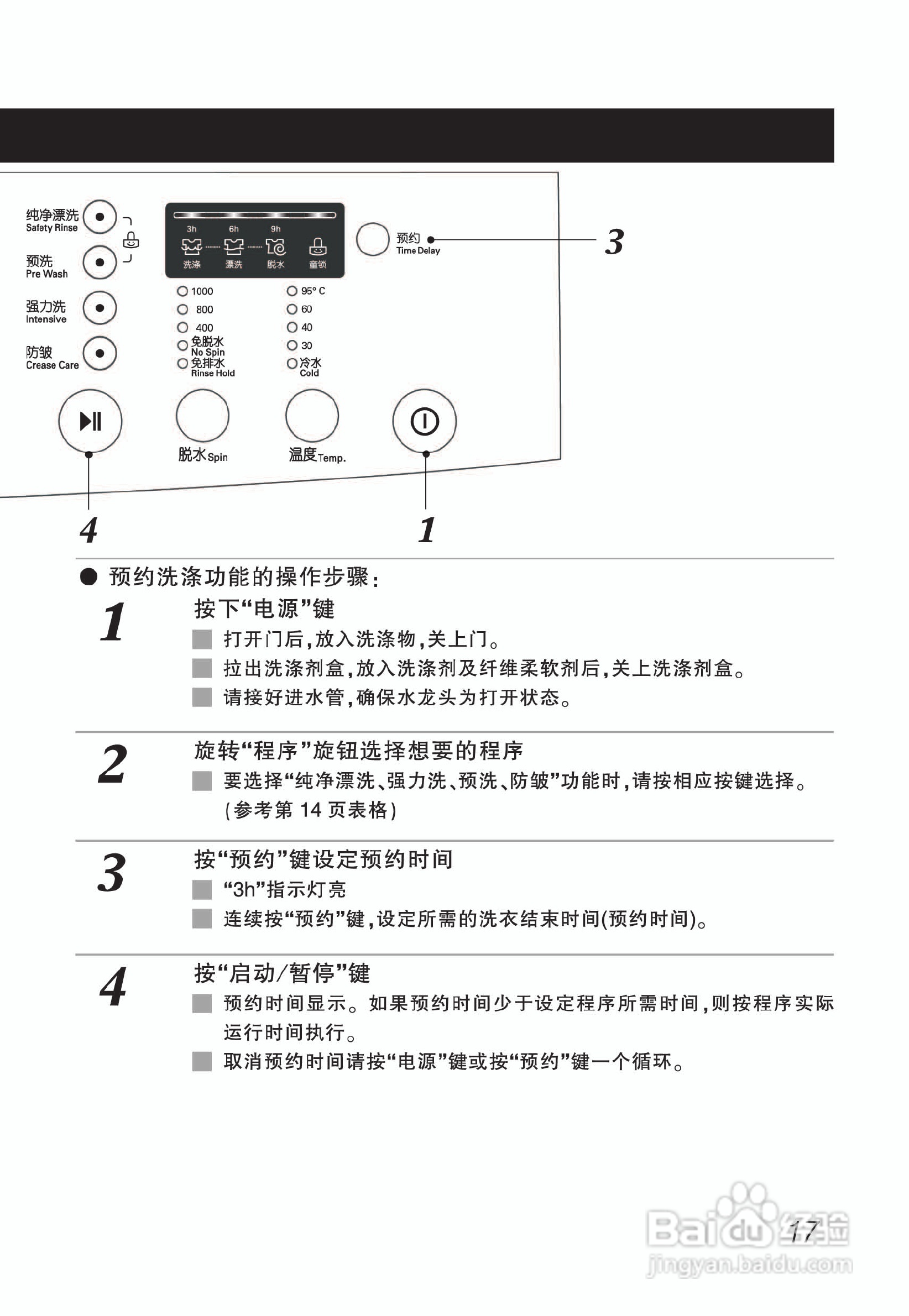 LG WD-N10300DJ洗衣机使用说明书:[2]