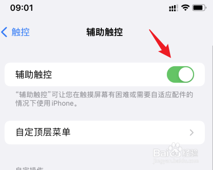 怎样设置苹果手机上的小圆圈