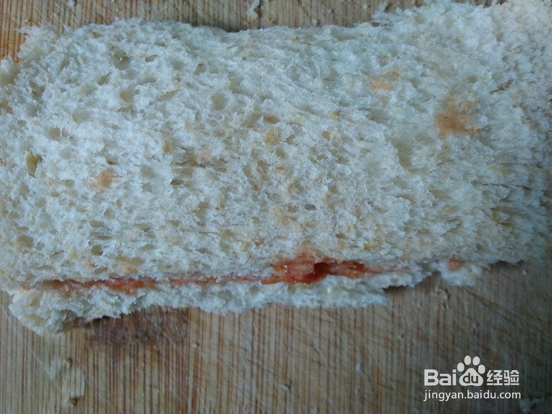 脆皮奶酪茄汁炸土司，不浪费土司边的做法