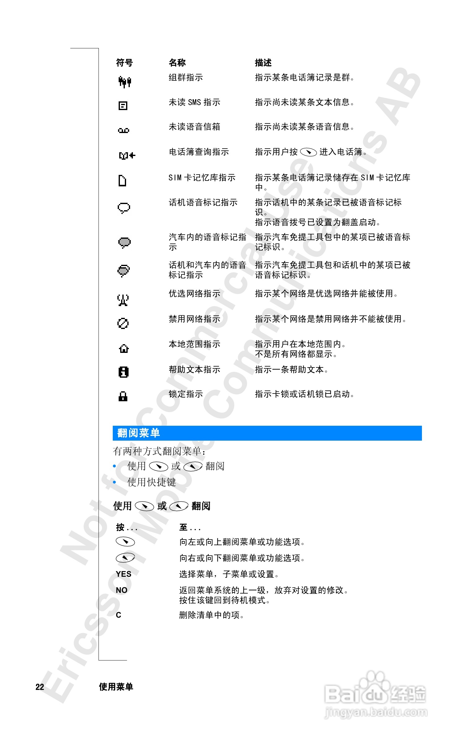 爱立信T28sc手机使用说明书:[3]