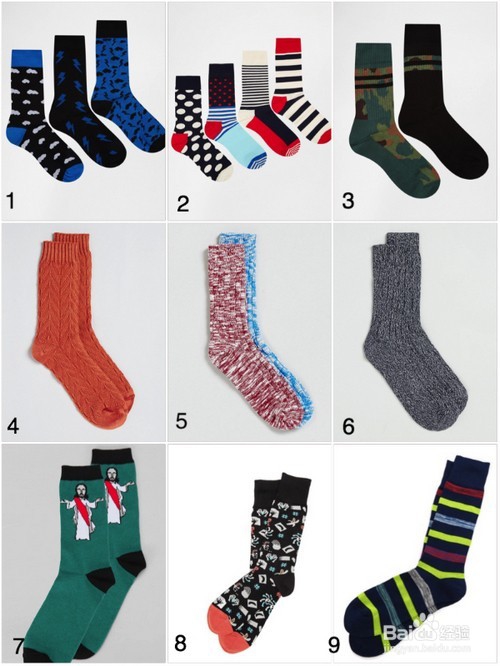 男生如何自己搭配袜子的攻略