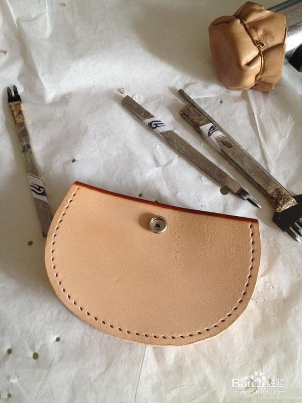 手工牛皮包制作教程