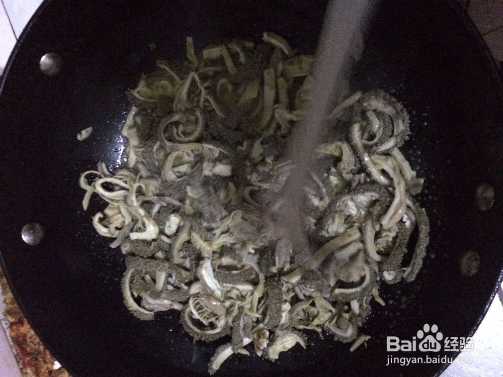 秋冬季节,来一道暖胃的干锅羊肚